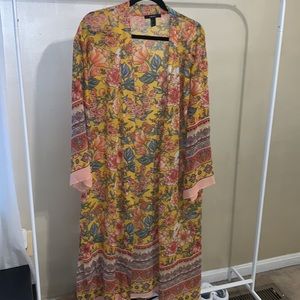 Forever 21 Sheer Casual Jacket/ Kimono